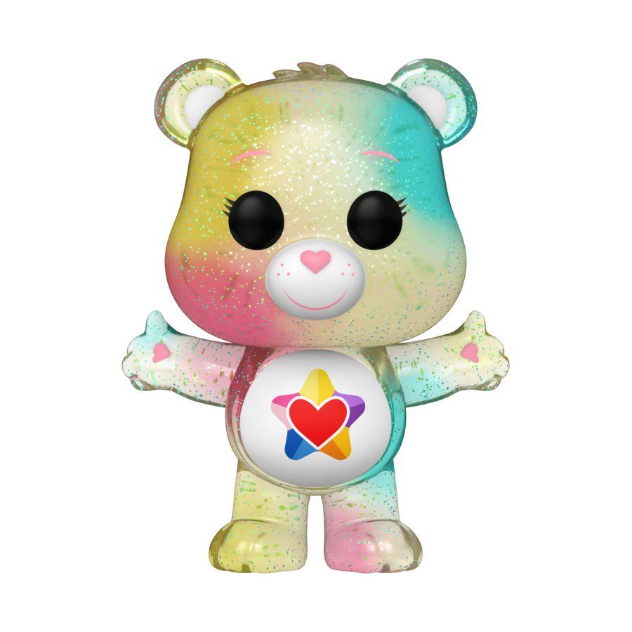 FUN61558 Care Bears 40th Anniversary - True Heart Bear (with chase) Pop! Vinyl - Funko TBA - Titan Pop Culture