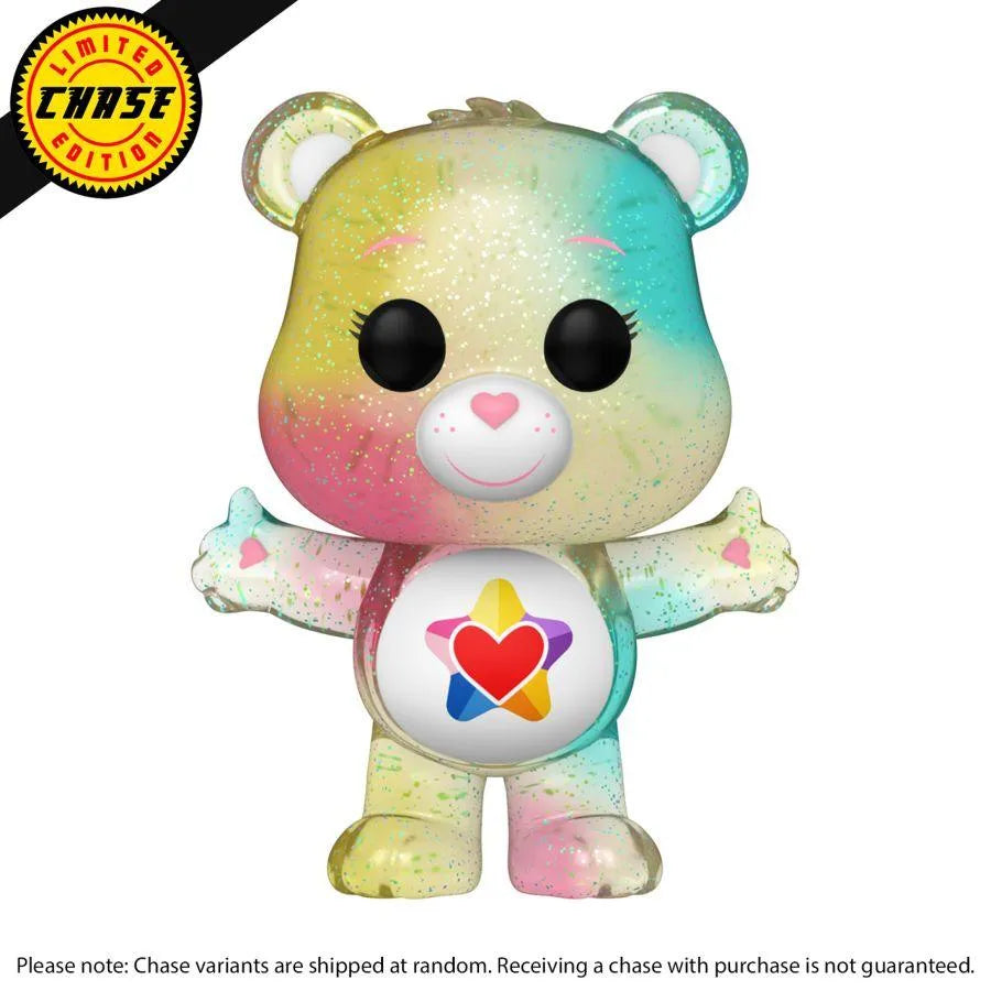 FUN61558 Care Bears 40th Anniversary - True Heart Bear (with chase) Pop! Vinyl - Funko TBA - Titan Pop Culture