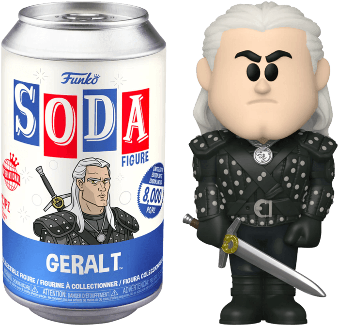 FUN61620 The Witcher (TV) - Geralt (with chase) Vinyl Soda - Funko - Titan Pop Culture