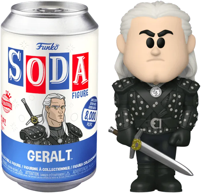 FUN61620 The Witcher (TV) - Geralt (with chase) Vinyl Soda - Funko - Titan Pop Culture