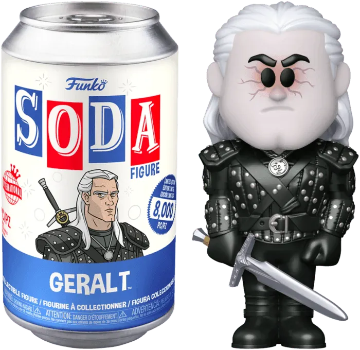 FUN61620 The Witcher (TV) - Geralt (with chase) Vinyl Soda - Funko - Titan Pop Culture