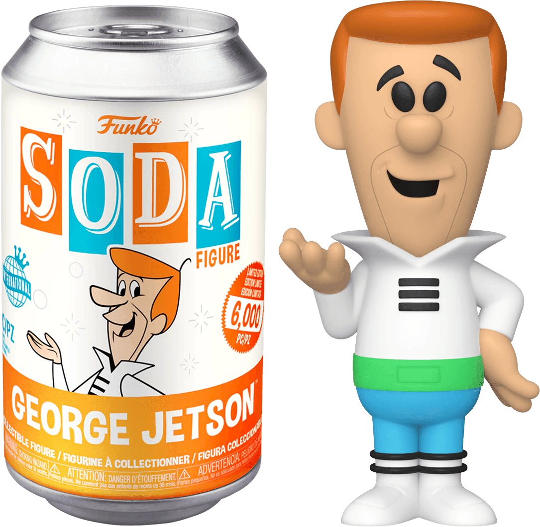 FUN61721 The Jetsons - George Jetson (with chase) Vinyl Soda - Funko - Titan Pop Culture