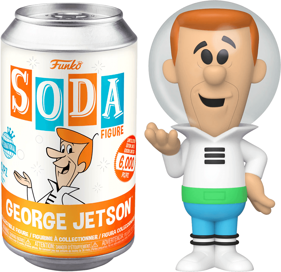 FUN61721 The Jetsons - George Jetson (with chase) Vinyl Soda - Funko - Titan Pop Culture