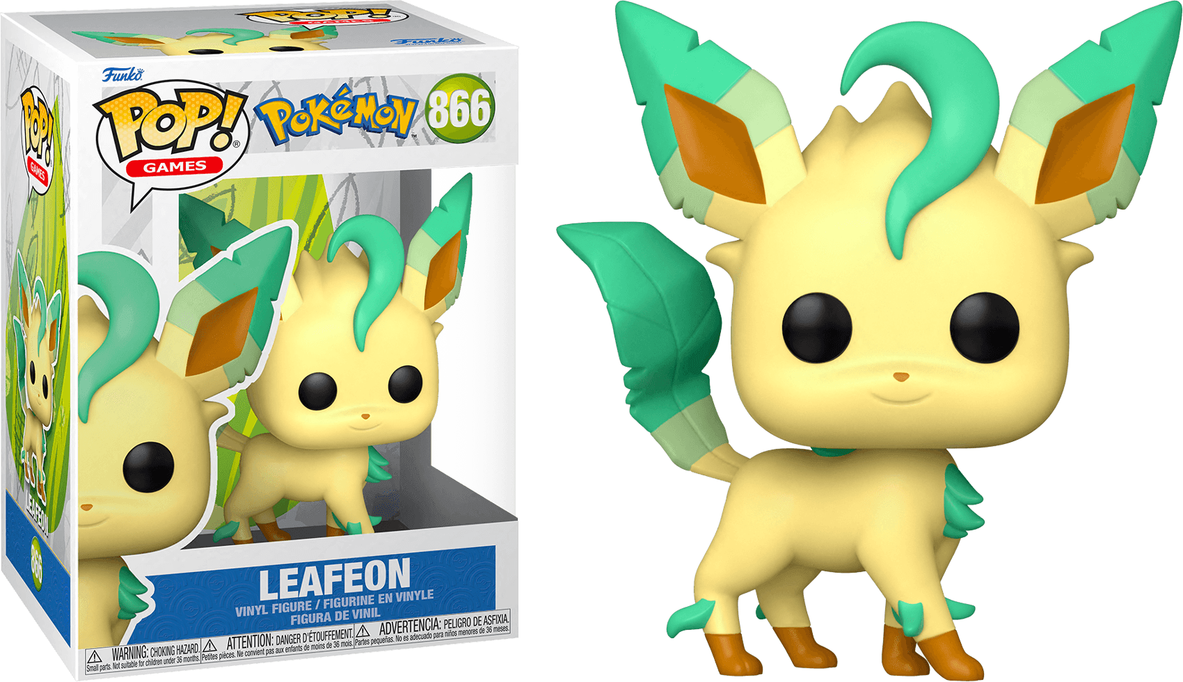 FUN62266 Pokemon - Leafeon Pop! Vinyl [RS] - Funko TBA - Titan Pop Culture