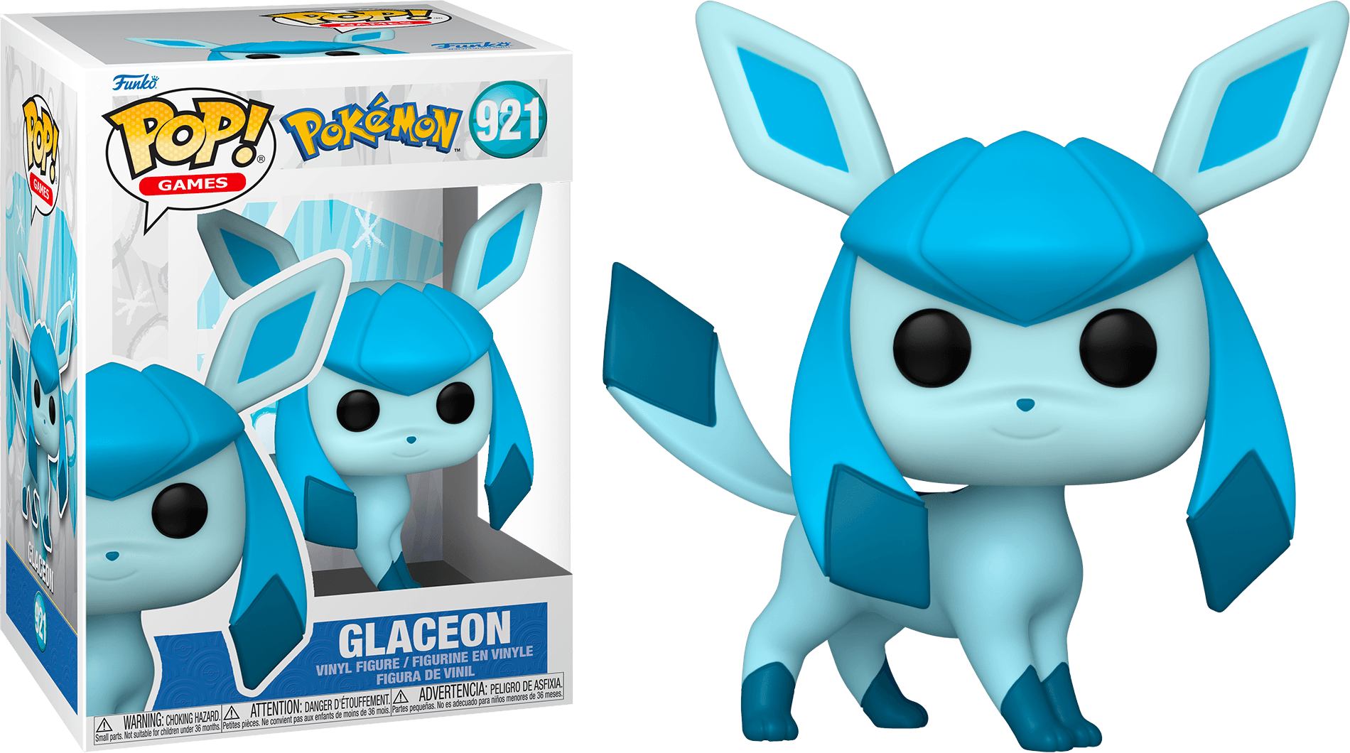 FUN62270 Pokemon - Glaceon Pop! Vinyl [RS] - Funko - Titan Pop Culture