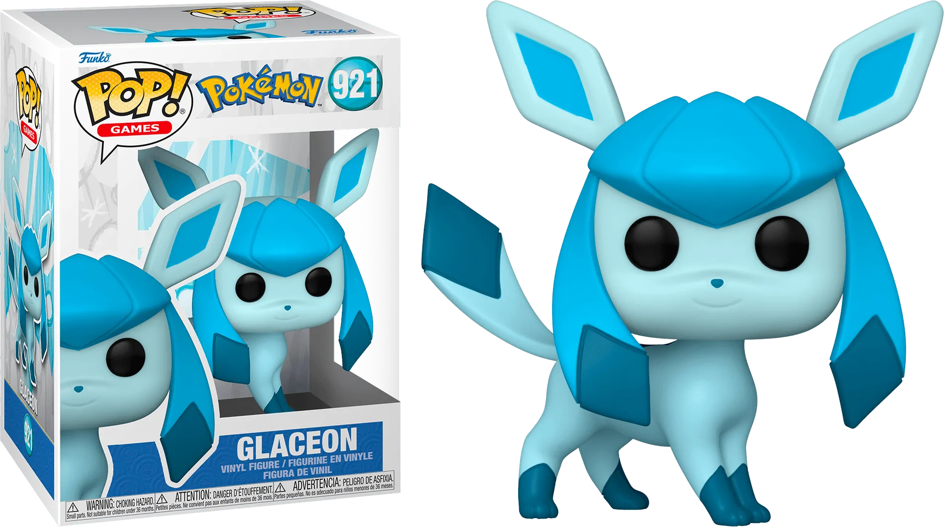 FUN62270 Pokemon - Glaceon Pop! Vinyl [RS] - Funko - Titan Pop Culture