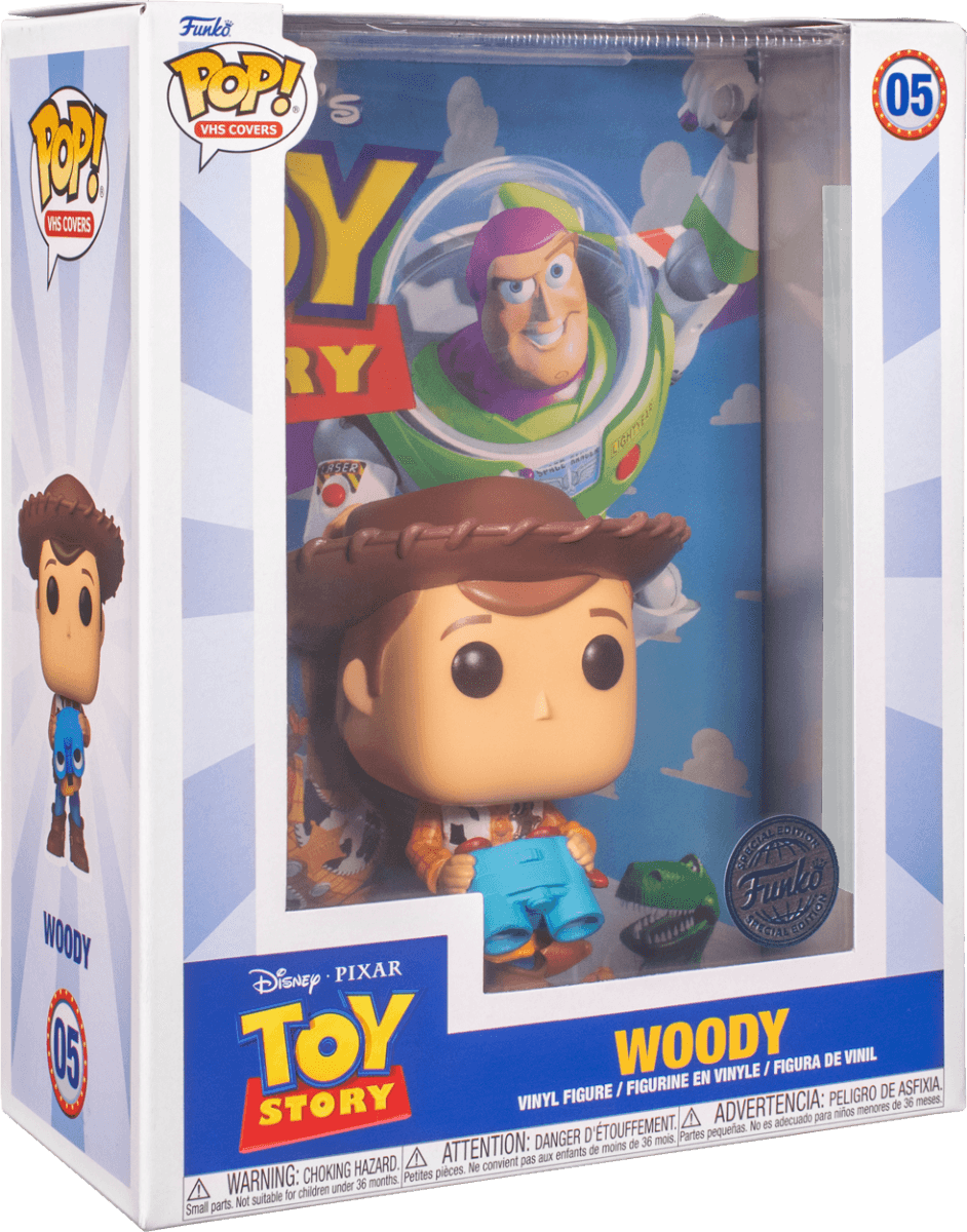 FUN62332 Toy Story - Woody US Exclusive Pop! VHS Cover [RS] - Funko - Titan Pop Culture