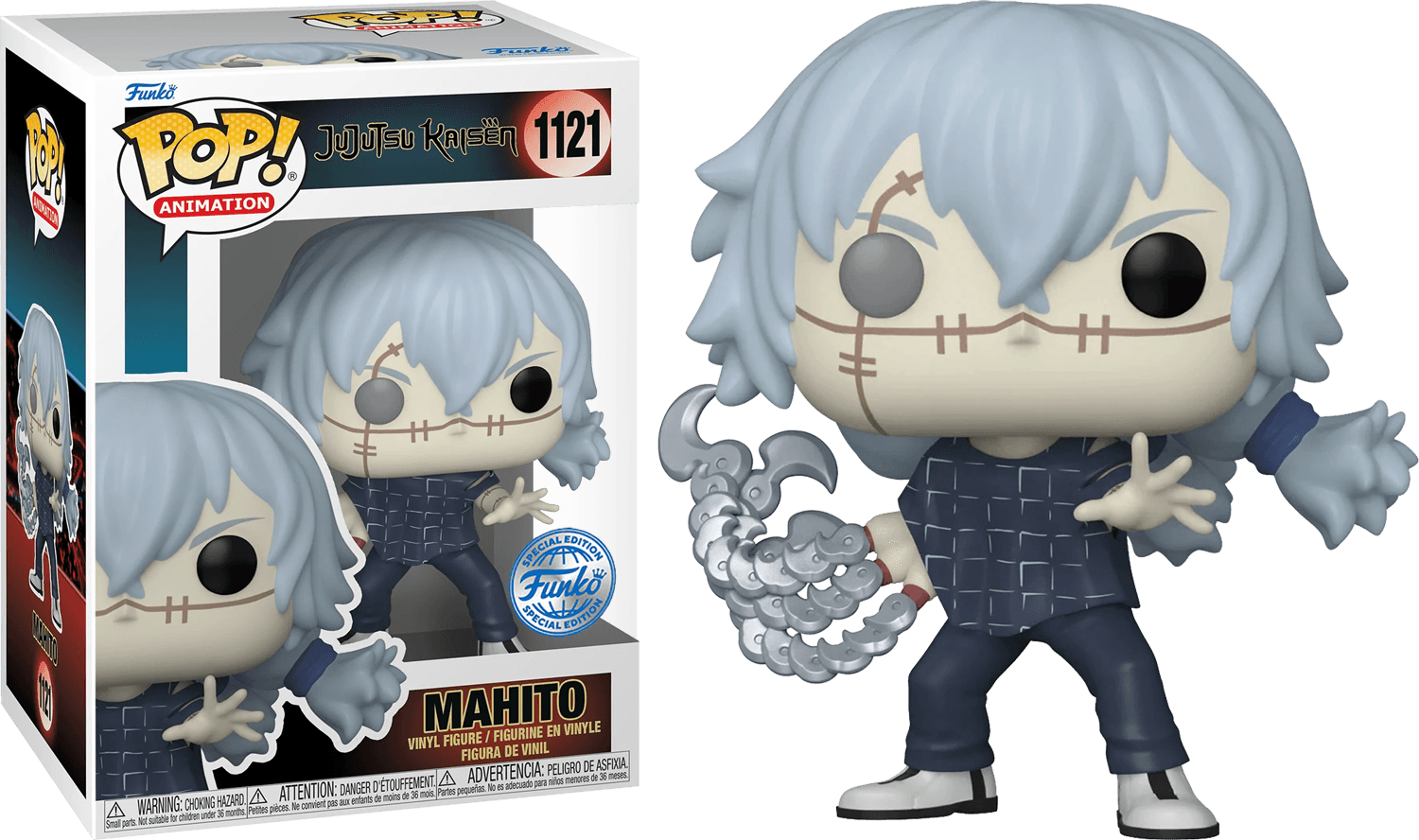 FUN62336 Jujutsu Kaisen - Mahito (New Arms) US Exclusive Pop! Vinyl [RS] - Funko - Titan Pop Culture