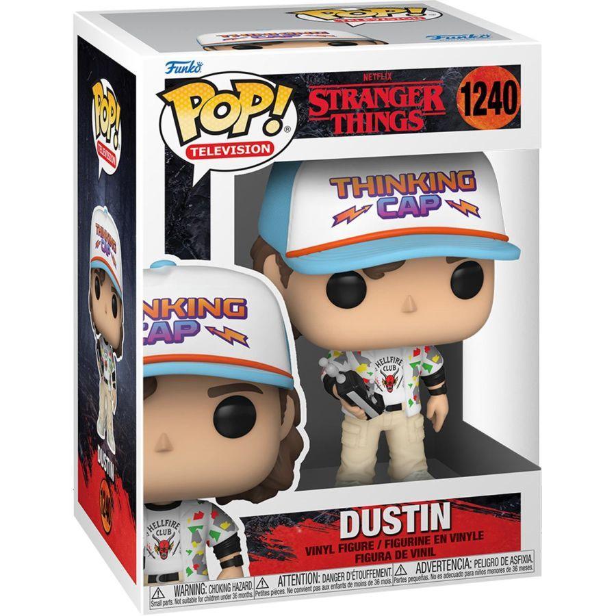 FUN62394 Stranger Things - Dustin Season 4 Pop! Vinyl - Funko TBA - Titan Pop Culture