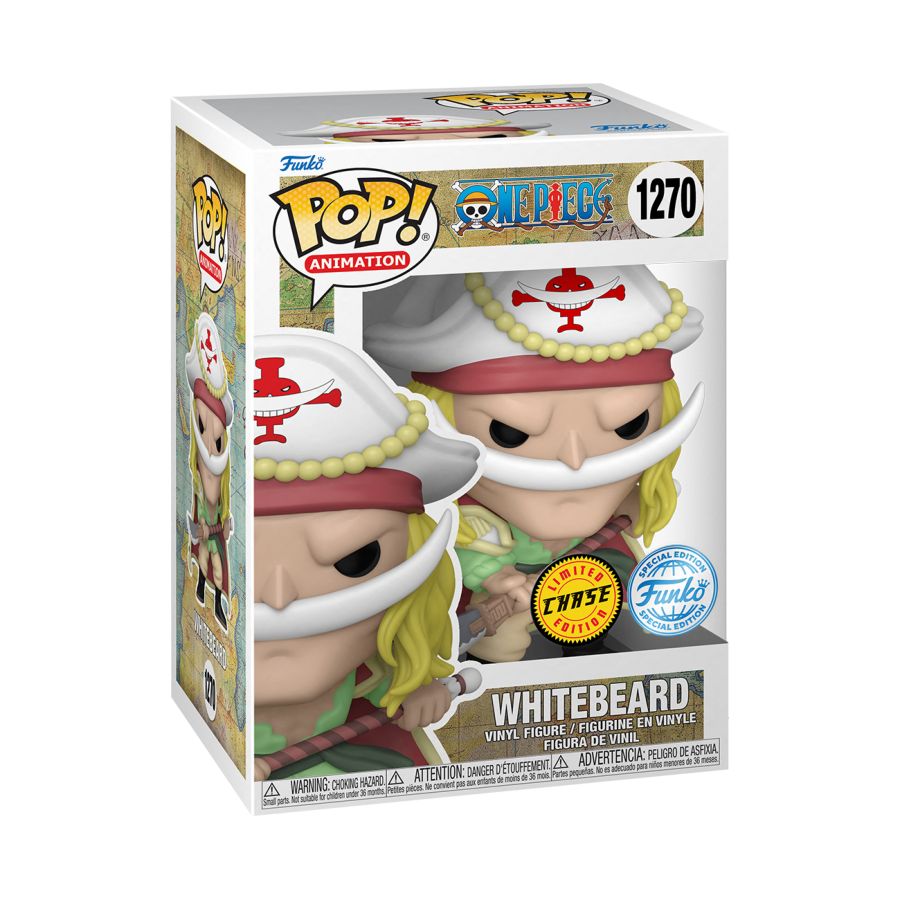 FUN62683 One Piece - Whitebeard US Exclusive (with chase) Pop! Vinyl [RS] - Funko - Titan Pop Culture