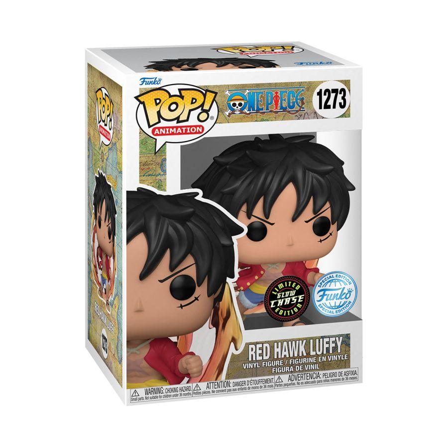 FUN62701 One Piece - Red Hawk Luffy US Exclusive (with chase) Pop! Vinyl [RS] - Funko TBA - Titan Pop Culture