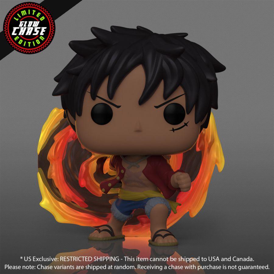 FUN62701 One Piece - Red Hawk Luffy US Exclusive (with chase) Pop! Vinyl [RS] - Funko TBA - Titan Pop Culture