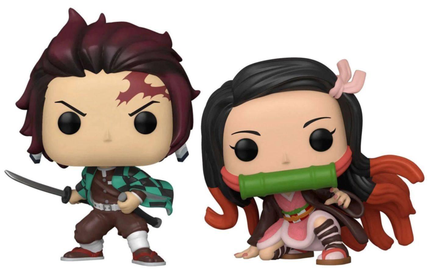 FUN62710 Demon Slayer - Tanjiro & Nezuko US Exclusive Pop! 2-Pack [RS] - Funko - Titan Pop Culture