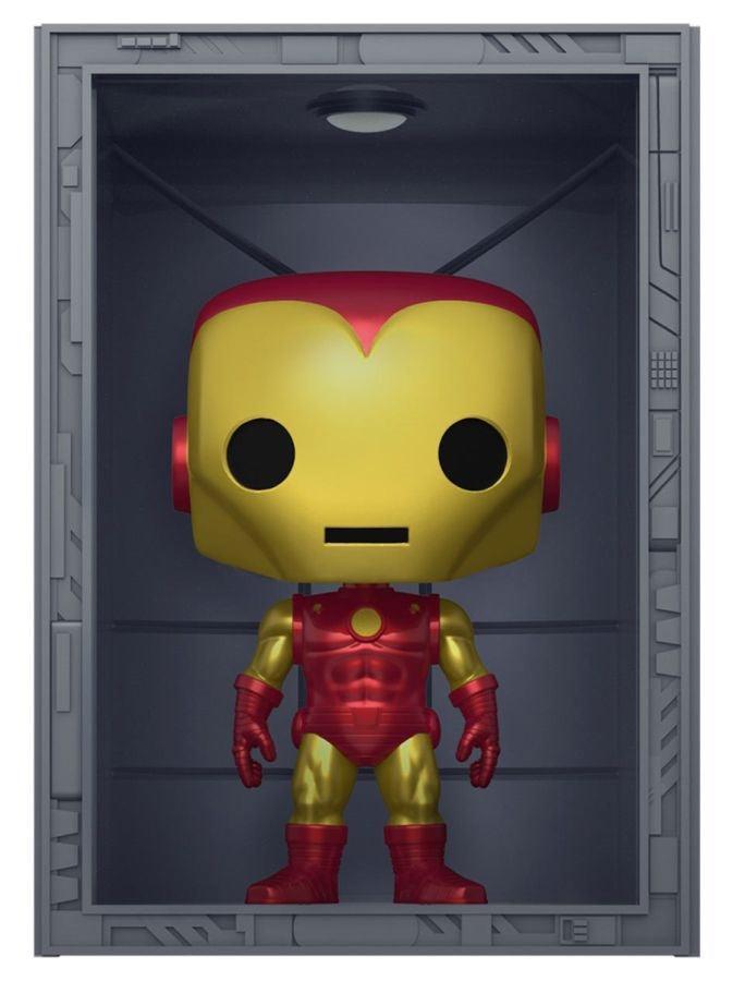 FUN62781 Marvel Comics - Hall of Armor: Iron Man Model IV Metallic US Exclusive Pop! Deluxe - Funko - Titan Pop Culture