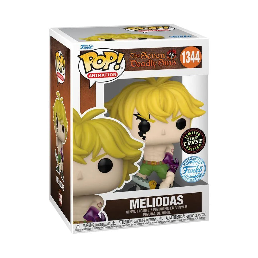 FUN63132CASE Seven Deadly Sins - Meliodas (Demon Mode) Pop! Vinyl - Chase Case [RS] - Funko - Titan Pop Culture