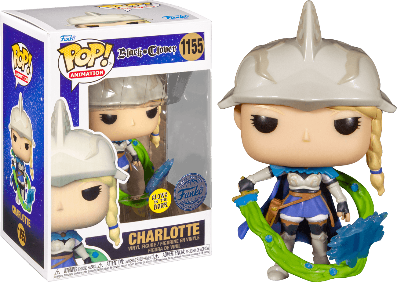 FUN63143 Black Clover - Charlotte (with chase) US Exclusive Pop! Vinyl [RS] - Funko - Titan Pop Culture