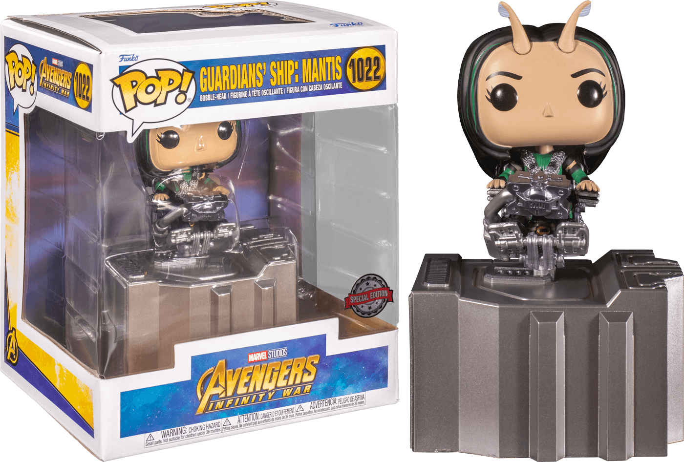 FUN63208 Avengers 3: Infinity War - Guardians' Ship: Mantis US Exclusive Pop! Deluxe [RS] - Funko - Titan Pop Culture