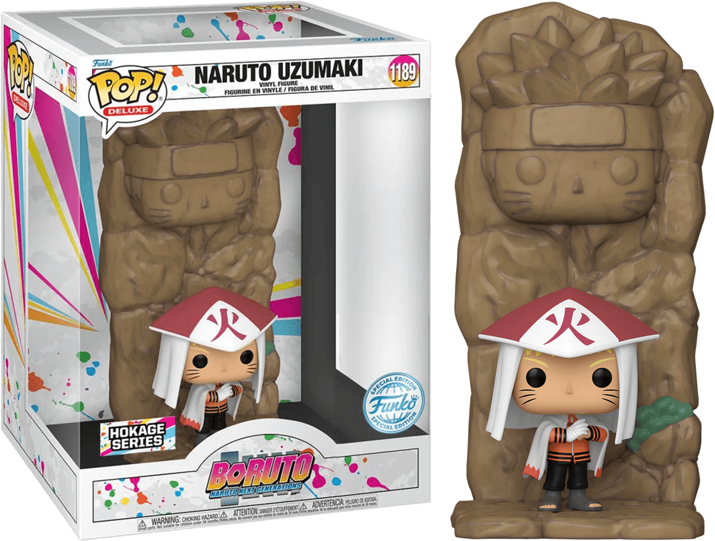 FUN63304 Boruto: Naruto Next Generations - Naruto Uzumaki (Hokage) US Exclusive Pop! Deluxe [RS] - Funko - Titan Pop Culture