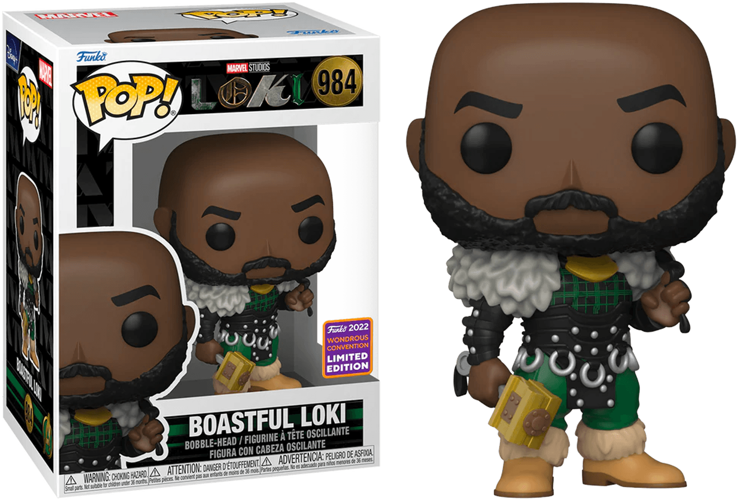 FUN63680 Loki (TV) - Boastful Loki WonderCon Exclusive Pop! Vinyl [RS] - Funko - Titan Pop Culture