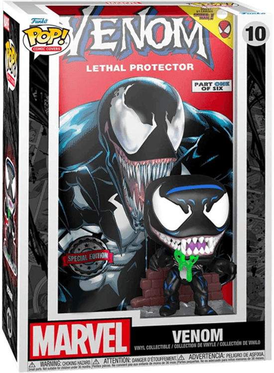 FUN63742 Marvel - Venom Lethal Protector US Exclusive Pop! Cover - Funko - Titan Pop Culture