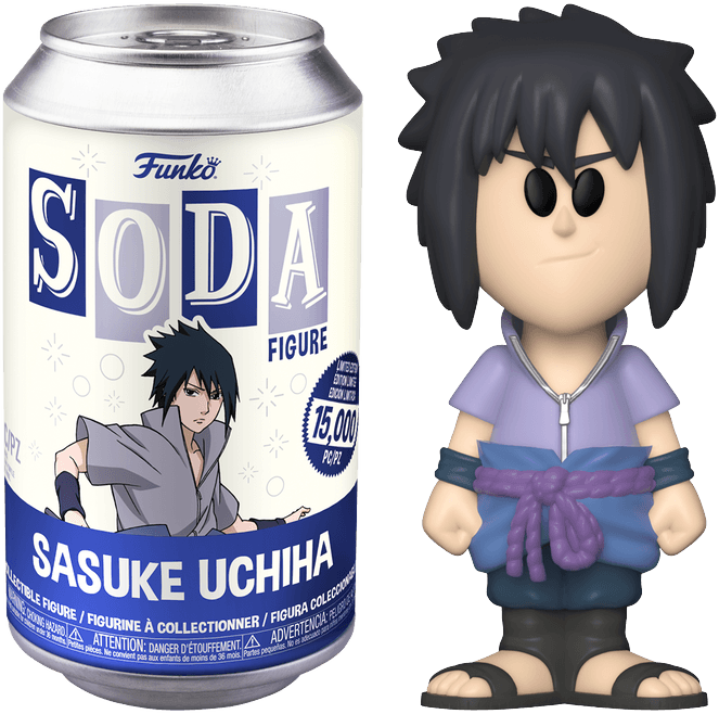 FUN63914 Naruto - Sasuke (with chase) Vinyl Soda [RS] - Funko - Titan Pop Culture