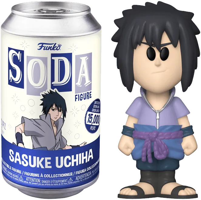 FUN63914 Naruto - Sasuke (with chase) Vinyl Soda [RS] - Funko - Titan Pop Culture