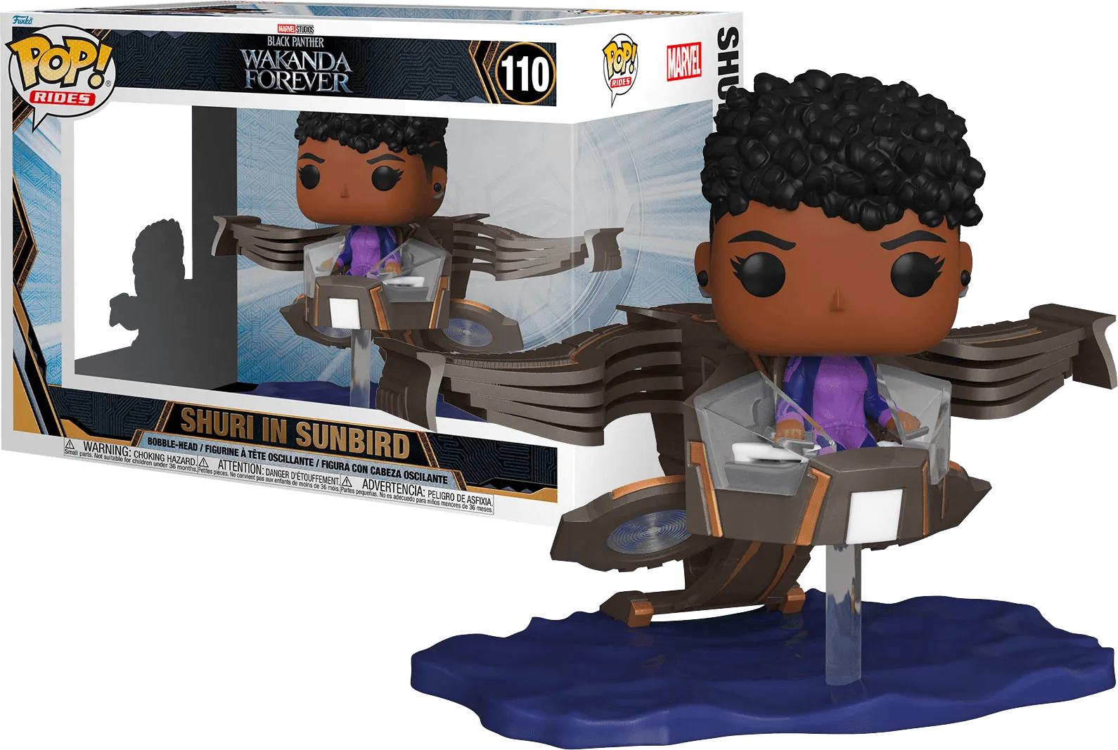 FUN63947 Black Panther 2: Wakanda Forever - Shuri in Sunbird Pop! Ride - Funko - Titan Pop Culture