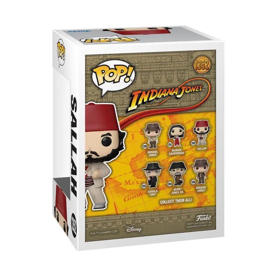 FUN63988 Indiana Jones and the Last Crusade - Sallah Pop! Vinyl - Funko - Titan Pop Culture