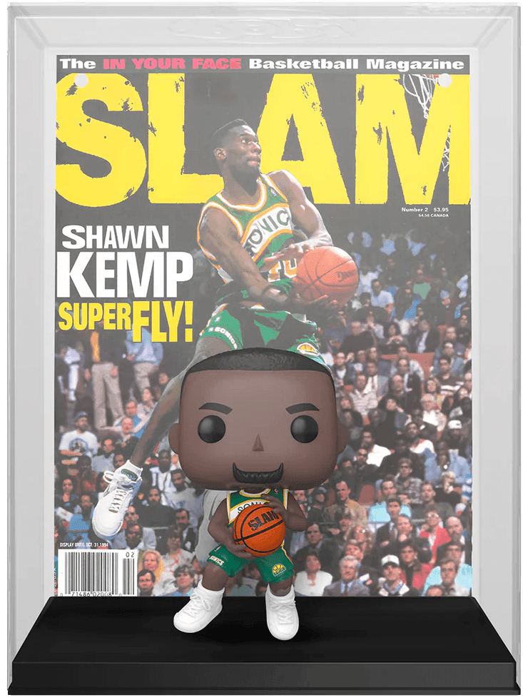 FUN64003 NBA: SLAM - Shawn Kemp Pop! Magazine Cover - Funko - Titan Pop Culture