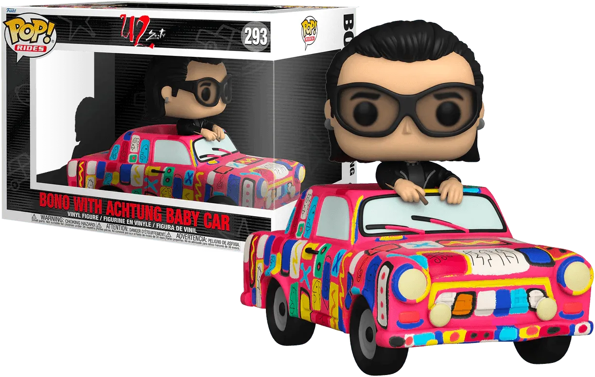 FUN64031 U2 - Bono with Achtung Baby Car Pop! Ride - Funko - Titan Pop Culture