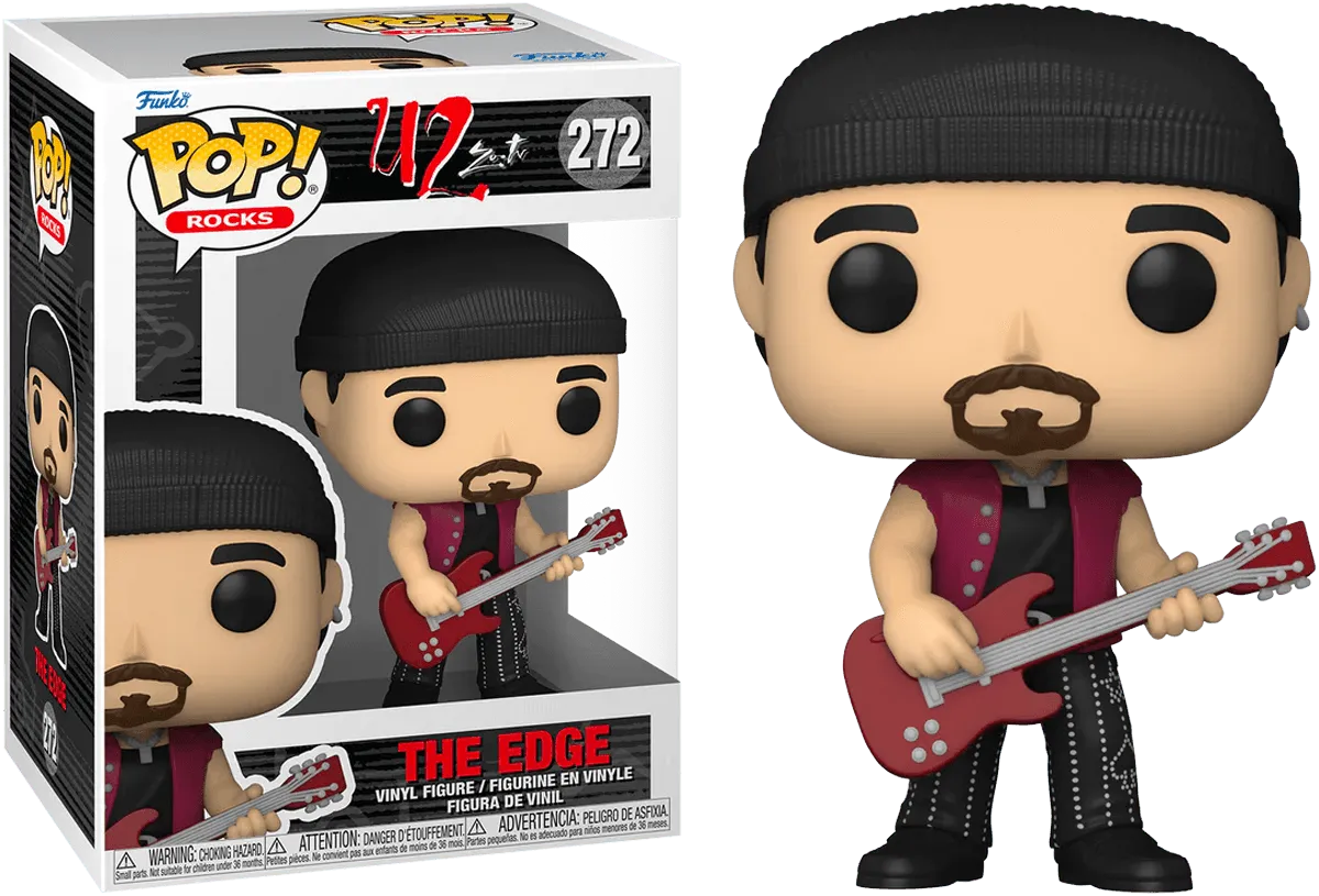 FUN64034 U2 - Zoo TV The Edge Pop! Vinyl - Funko - Titan Pop Culture