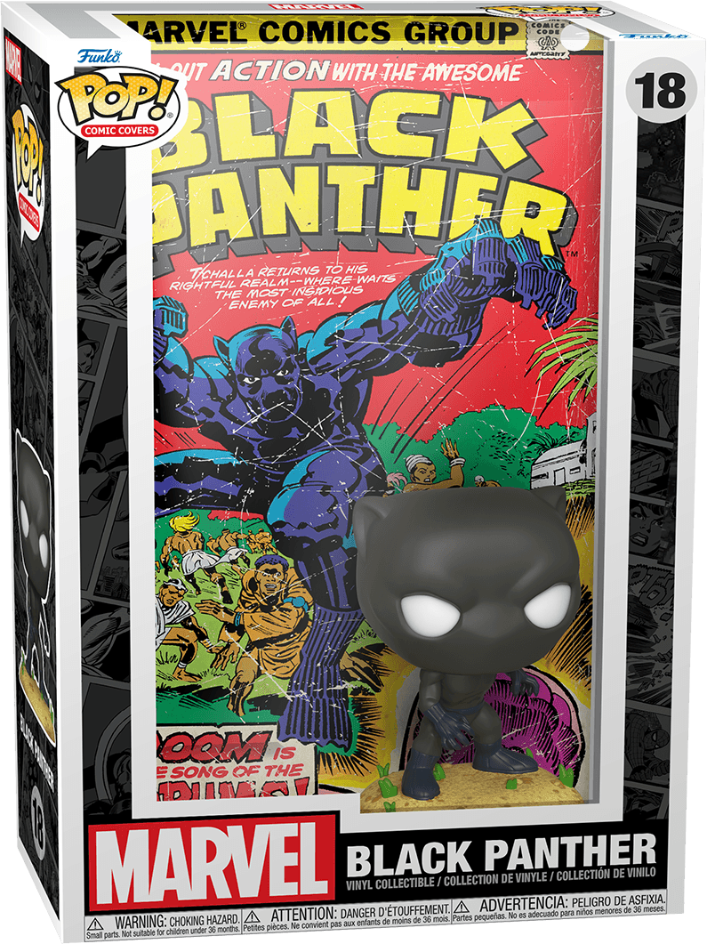 FUN64068 Marvel Comics - Black Panther Pop! Comic Cover - Funko - Titan Pop Culture