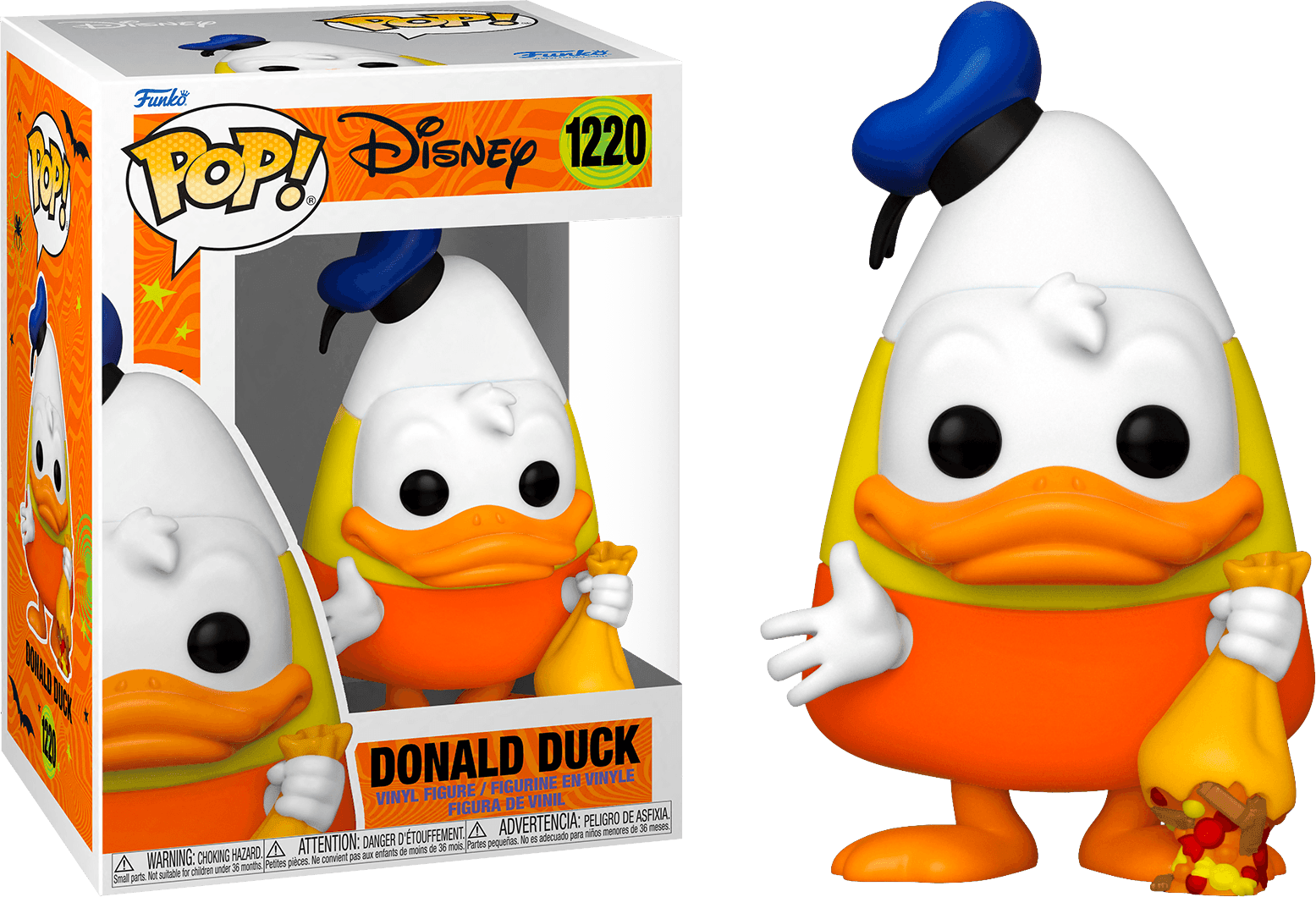 FUN64090 Disney - Donald Duck Trick or Treat Pop! Vinyl - Funko - Titan Pop Culture