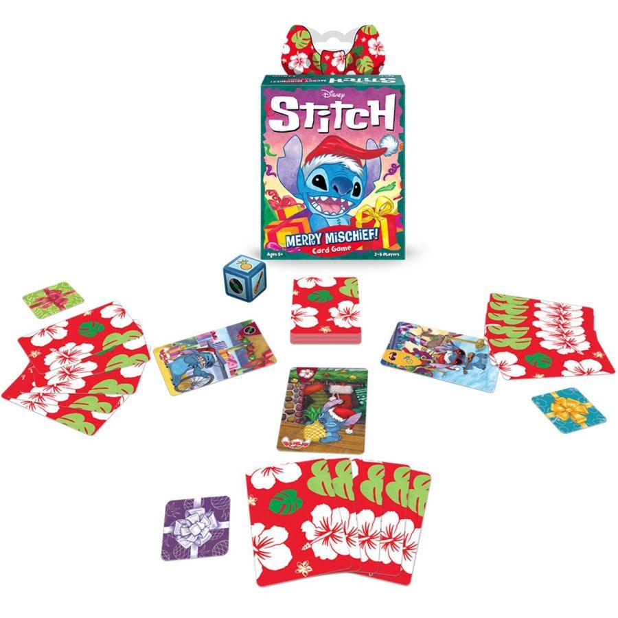 FUN64093 Lilo and Stitch - Merry Mischief Holiday Card Game - Funko - Titan Pop Culture