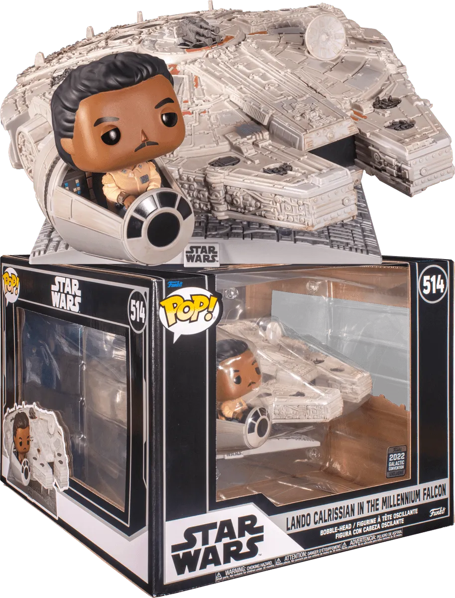 FUN64121 Star Wars - Millenium Falcon Lando Pop! Ride Star Wars Celebration 2022 [RS] - Funko - Titan Pop Culture