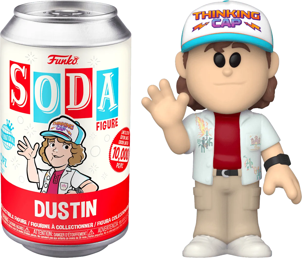 FUN64142 Stranger Things - Dustin (with chase) Vinyl Soda - Funko - Titan Pop Culture