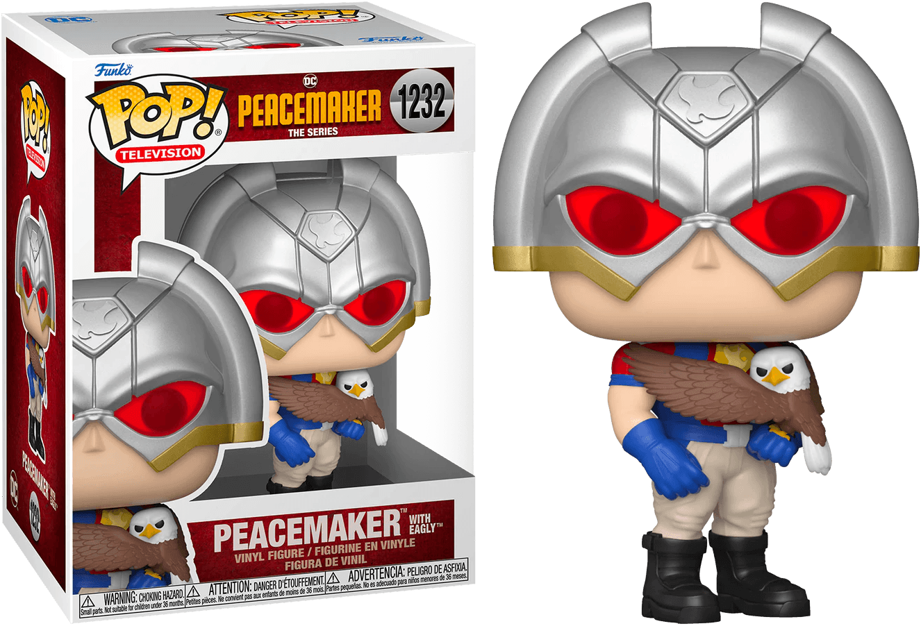 FUN64181 Peacemaker: The Series - Peacemaker with Eagly Pop! Vinyl - Funko - Titan Pop Culture