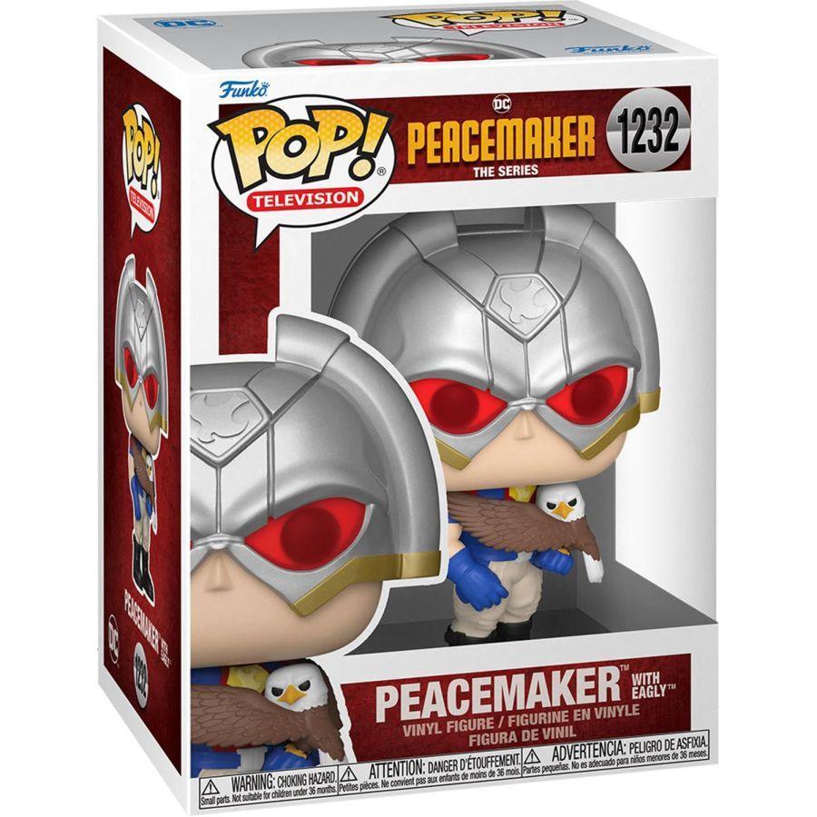 FUN64181 Peacemaker: The Series - Peacemaker with Eagly Pop! Vinyl - Funko - Titan Pop Culture