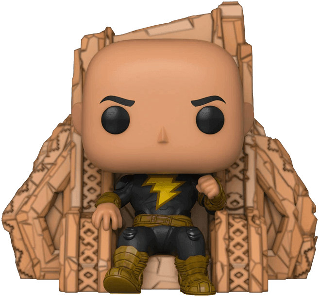 FUN64187 Black Adam (2022) - Black Adam on Throne Pop! Deluxe - Funko - Titan Pop Culture