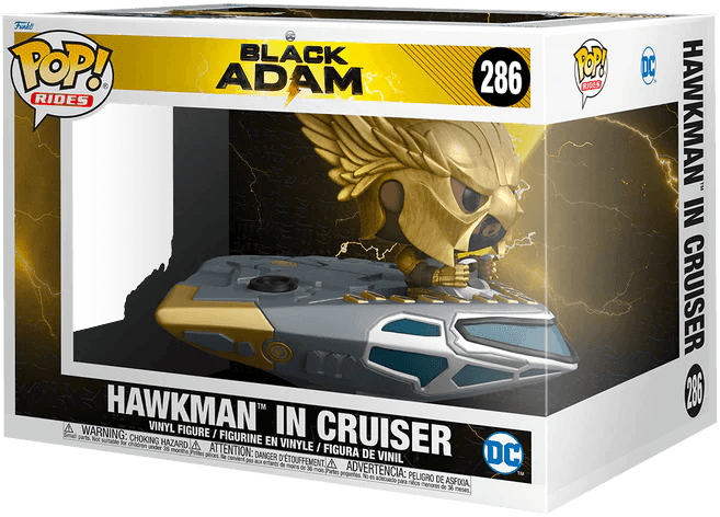 FUN64195 Black Adam (2022) - Hawkman in Cruiser Pop! Ride - Funko - Titan Pop Culture