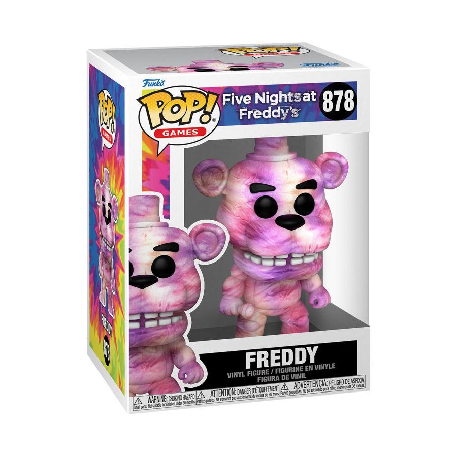 FUN64232 Five Nights at Freddy's - Freddy Tie Dye Pop! Vinyl - Funko TBA - Titan Pop Culture