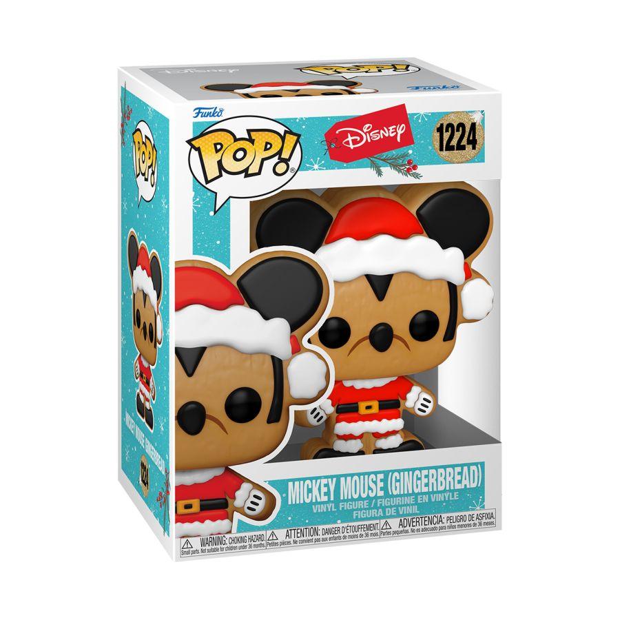 FUN64329 Disney - Santa Mickey Gingerbread Holiday Pop! Vinyl - Funko - Titan Pop Culture