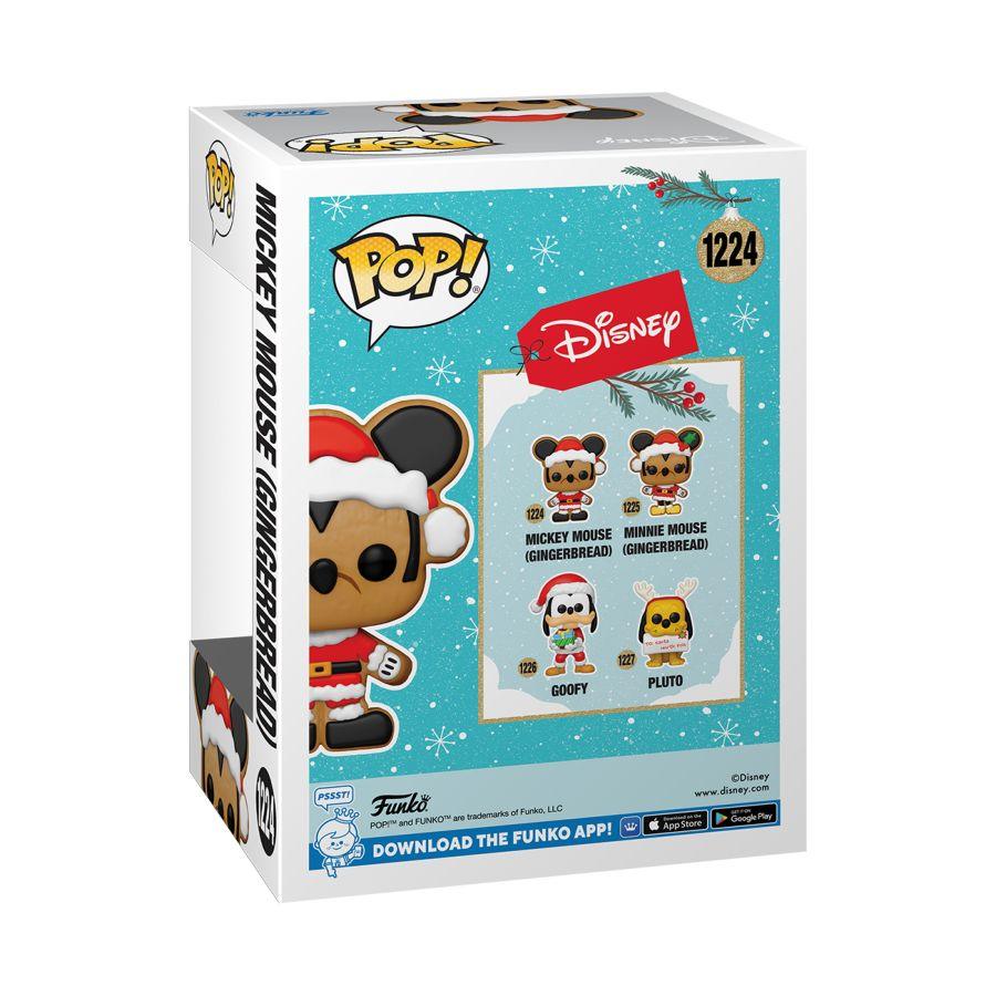 FUN64329 Disney - Santa Mickey Gingerbread Holiday Pop! Vinyl - Funko - Titan Pop Culture