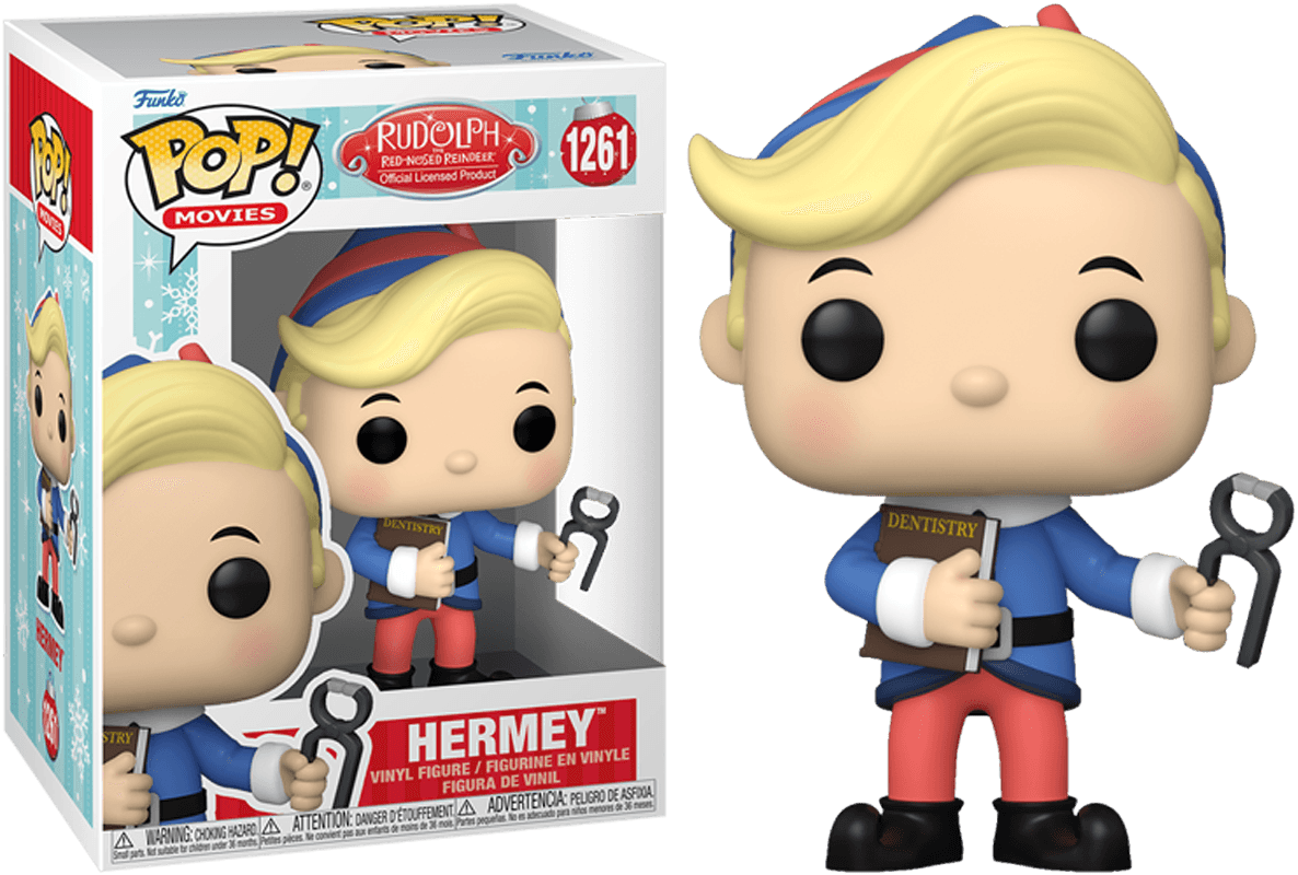 FUN64340 Rudolph - Hermey Pop! Vinyl - Funko - Titan Pop Culture