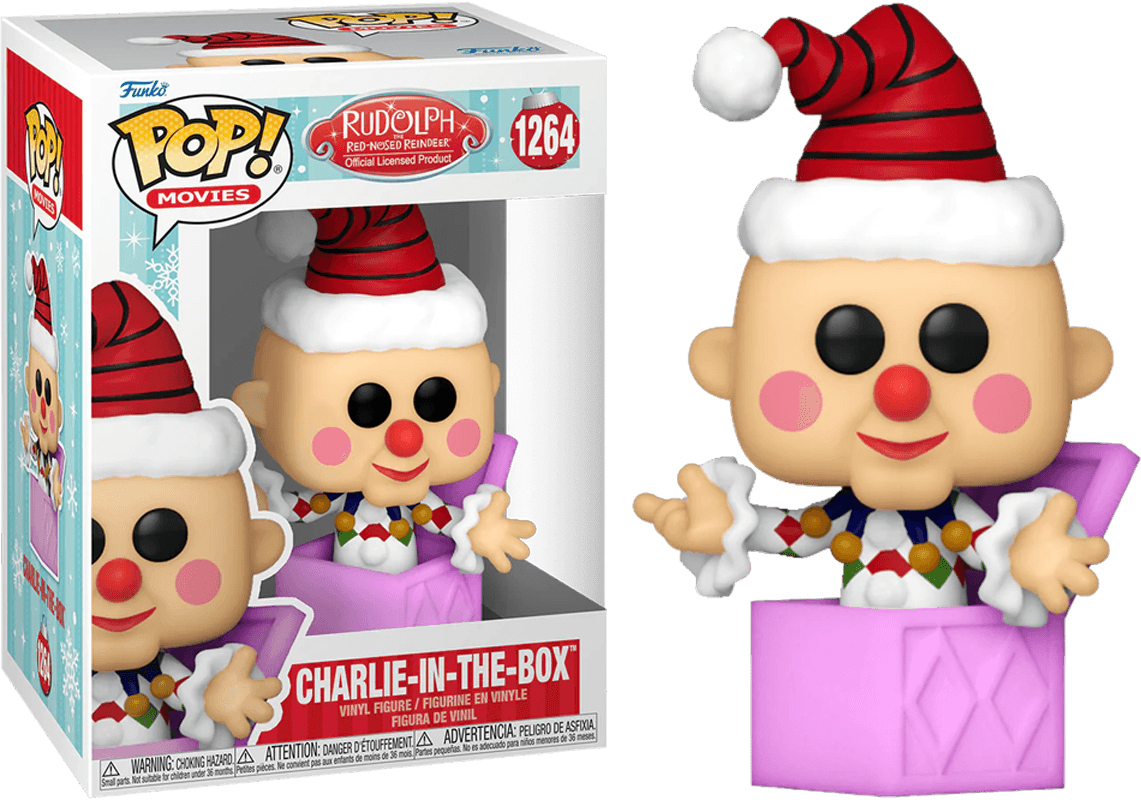 FUN64341 Rudolph - Charlie in the Box Pop! Vinyl - Funko - Titan Pop Culture