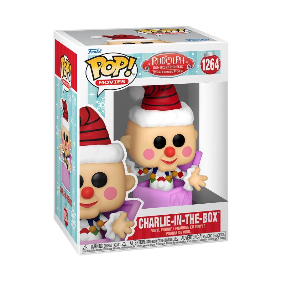 FUN64341 Rudolph - Charlie in the Box Pop! Vinyl - Funko - Titan Pop Culture