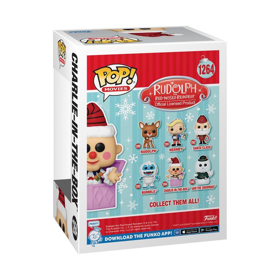 FUN64341 Rudolph - Charlie in the Box Pop! Vinyl - Funko - Titan Pop Culture