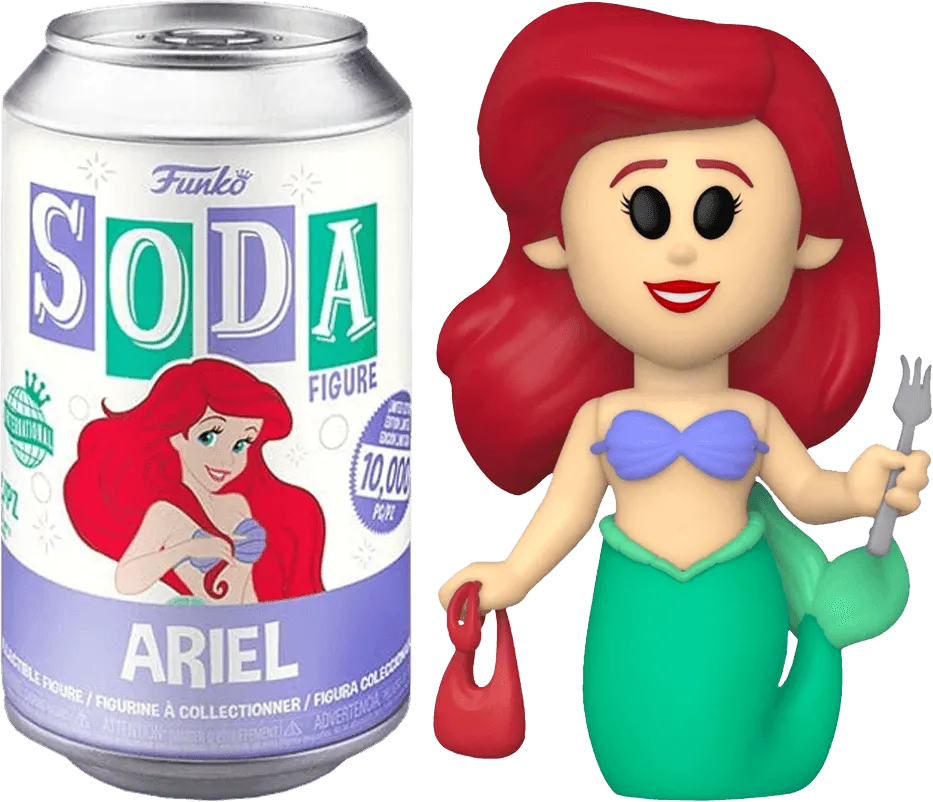 FUN64394 The Little Mermaid - Ariel (with chase) Vinyl Soda [RS] - Funko - Titan Pop Culture