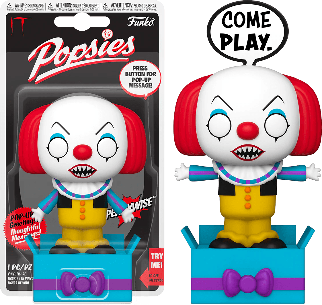 FUN64512 It (2017) - Pennywise US Exclusive Popsies [RS] - Funko - Titan Pop Culture