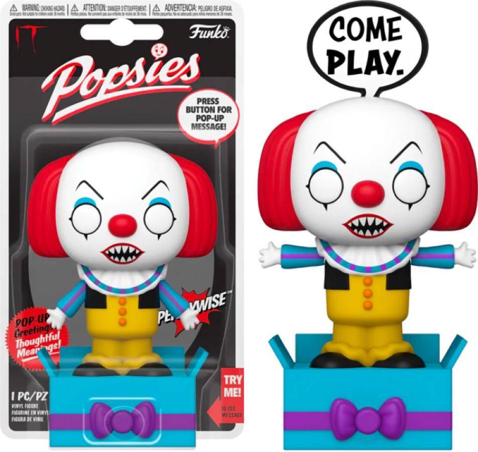 FUN64512 It (2017) - Pennywise US Exclusive Popsies [RS] - Funko - Titan Pop Culture